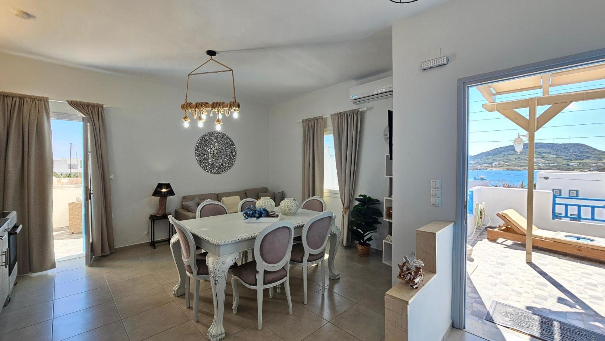 Harmony Villa Milos Pollonia Bagian luar foto